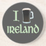 I Beer Ireland Drink Coasters