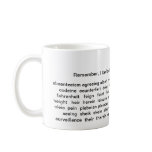 I before E coffee mug