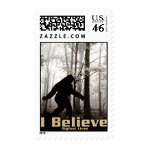 I Believe Bigfoot Lives Stamps