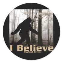 I Believe Bigfoot Lives stickers