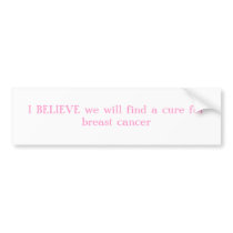 I BELIEVE BUMPER STICKERS