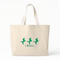 I Believe Green Unicorn Design Bags