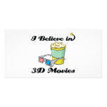 i believe in 3D movies Photo Cards