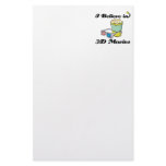 i believe in 3D movies Personalized Stationery