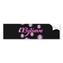 I BELIEVE in a CURE for BREAST CANCER Bumper Sticker