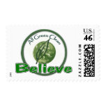 I BELIEVE in a GREEN EARTH postage
