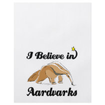 i believe in aardvarks flyer design