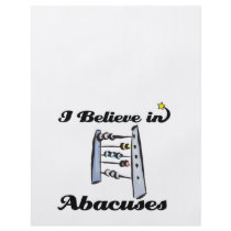 i believe in abacuses custom flyer
