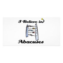 i believe in abacuses photo cards