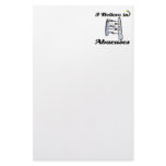 i believe in abacuses stationery design