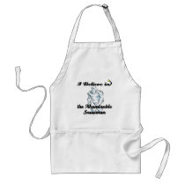 i believe in abominable snowman aprons