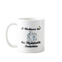 i believe in abominable snowman mug