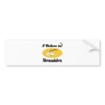 i believe in abracadabra bumper sticker