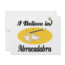 i believe in abracadabra personalized announcement