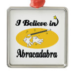 i believe in abracadabra christmas ornament