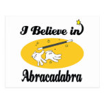 i believe in abracadabra postcard