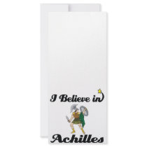 i believe in achilles rack card design