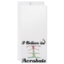 i believe in acrobats rack cards