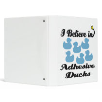 i believe in adhesive ducks 3 ring binders