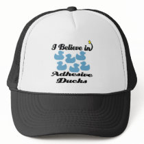 i believe in adhesive ducks hats