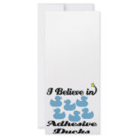 i believe in adhesive ducks rack cards