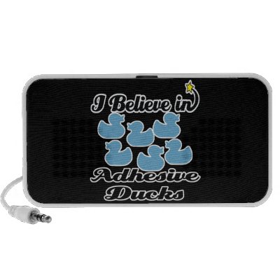 i believe in adhesive ducks ipod speaker Zazzle_doodle i believe in adhesive ducks ipod speaker Zazzle_doodle
