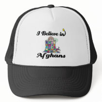 i believe in afghans trucker hat