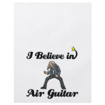 i believe in air guitar flyer design