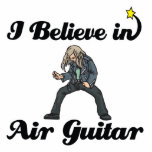 i believe in air guitar acrylic cut outs