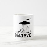 I believe in aliens mug