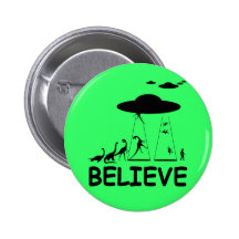 I believe in aliens pins