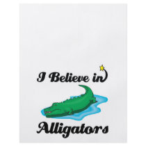 i believe in alligators flyer design