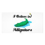 i believe in alligators personalized photo card