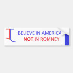 I Believe In America Bumper Stickers