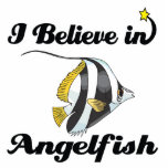 i believe in angelfish acrylic cut out