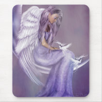 I Believe in Angels Mousepad