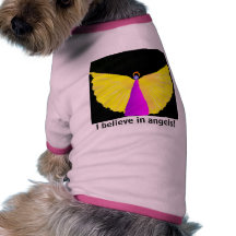 I Believe in Angels! Pet Tshirt