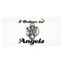 i believe in angels personalized photo card