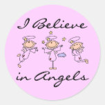 I Believe in  Angels Stickers