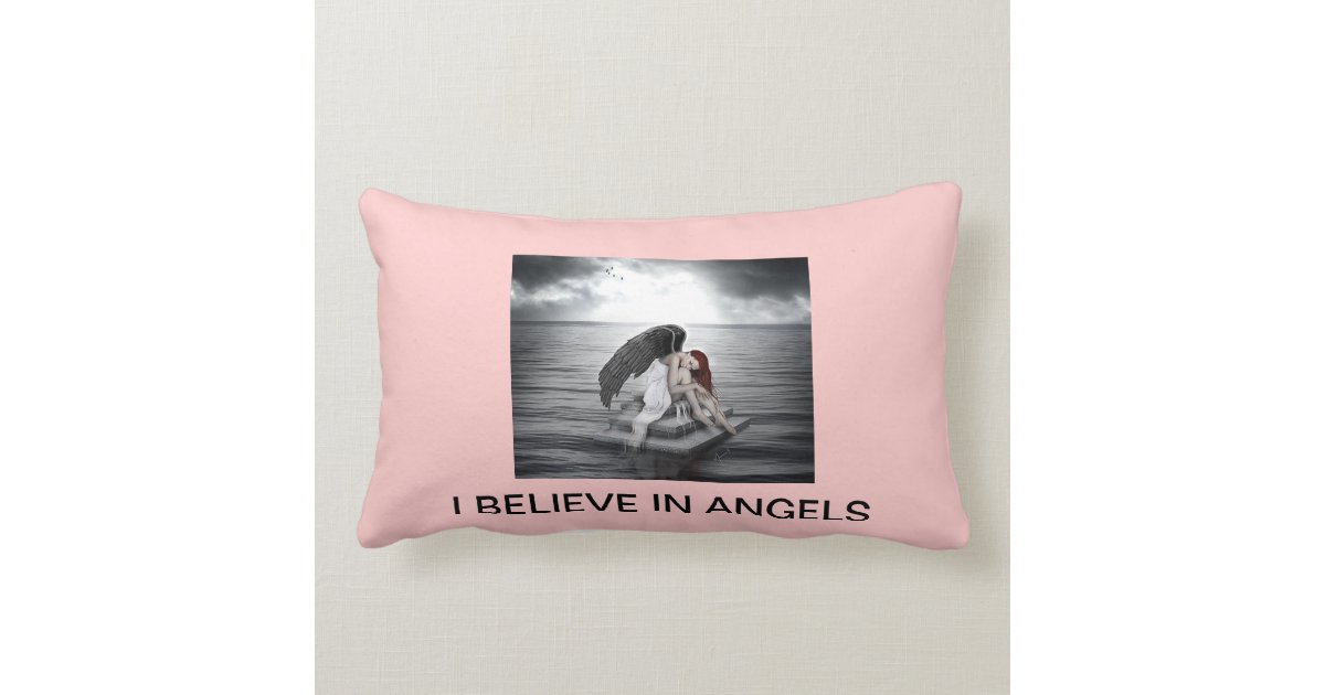 " I Believe in Angels " Throw Pillow Zazzle