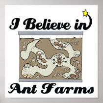i believe in ant farms posters