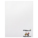 i believe in appetizers letterhead design