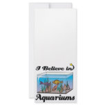 i believe in aquariums rack card
