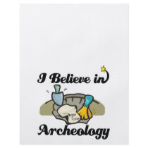 i believe in archeology flyer design