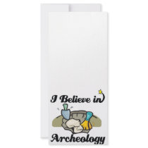 i believe in archeology rack card