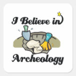 i believe in archeology sticker