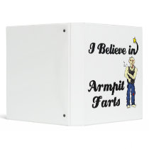 i believe in armpit farts vinyl binders