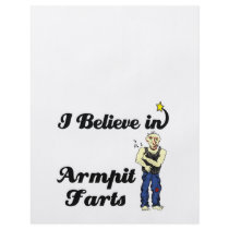 i believe in armpit farts custom flyer