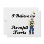i believe in armpit farts invitations
