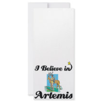 i believe in Artemis Rack Card Template